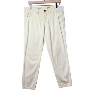 Pilcro and the Letterpress Anthropologie Women Light Yellow Stretch Pant 27